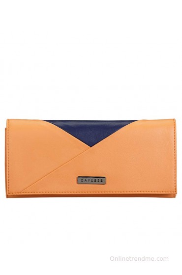 Caprese Milana Coral-Navy P.U Large Box Cluthches Caprese Milana Coral-Navy P.U Large Box Cluthches